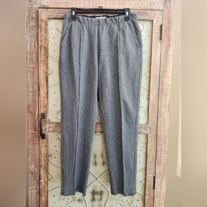 Everlane Dream Pants Pull On Elastic Waist Tapered Leg Stretch Gray | Size M